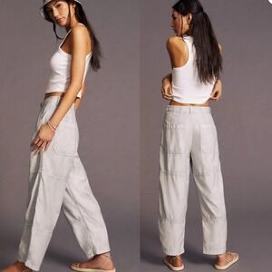 Citizens of Humanity Surplus Utility Pants Sz 28‎ Pleated Wide Leg Gray USA Made